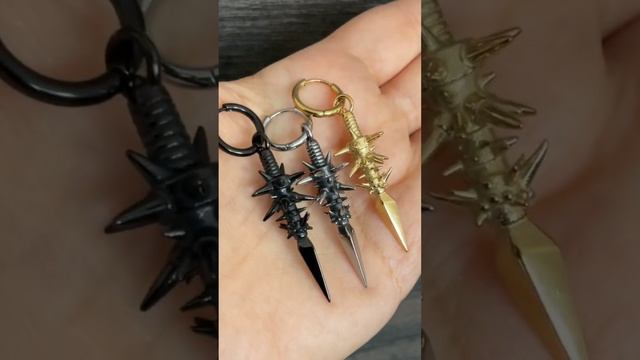 Длинные серьги с подвеской "Булава" от StarfallShop