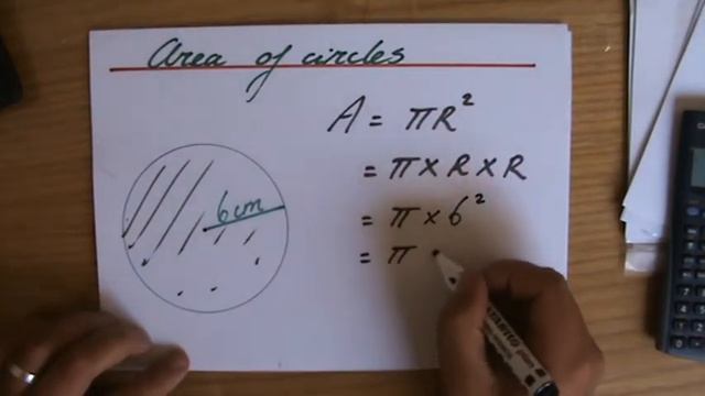 How to calculate the Area of a Circle Part 1 - ExplainingMaths,com IGCSE and GCSE Maths