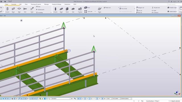 Working with Multi-level Assemblies in Tekla Structures