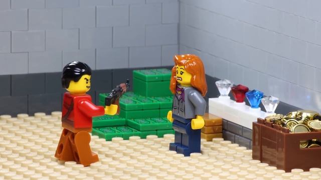 Lego Bank Robbery Escape Fail