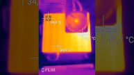 ANAN 100D Thermal test #3 - 30W - 1h FT8 - Fan on top