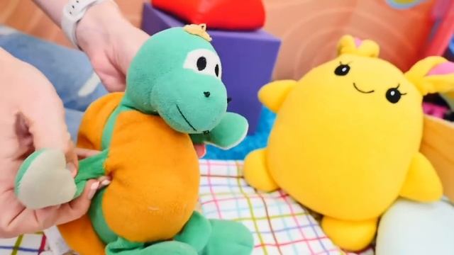 Зайчик Лаки и друзья - Маша Капуки и мягкие  игрушки. Мама для Лаки и игры д_HD