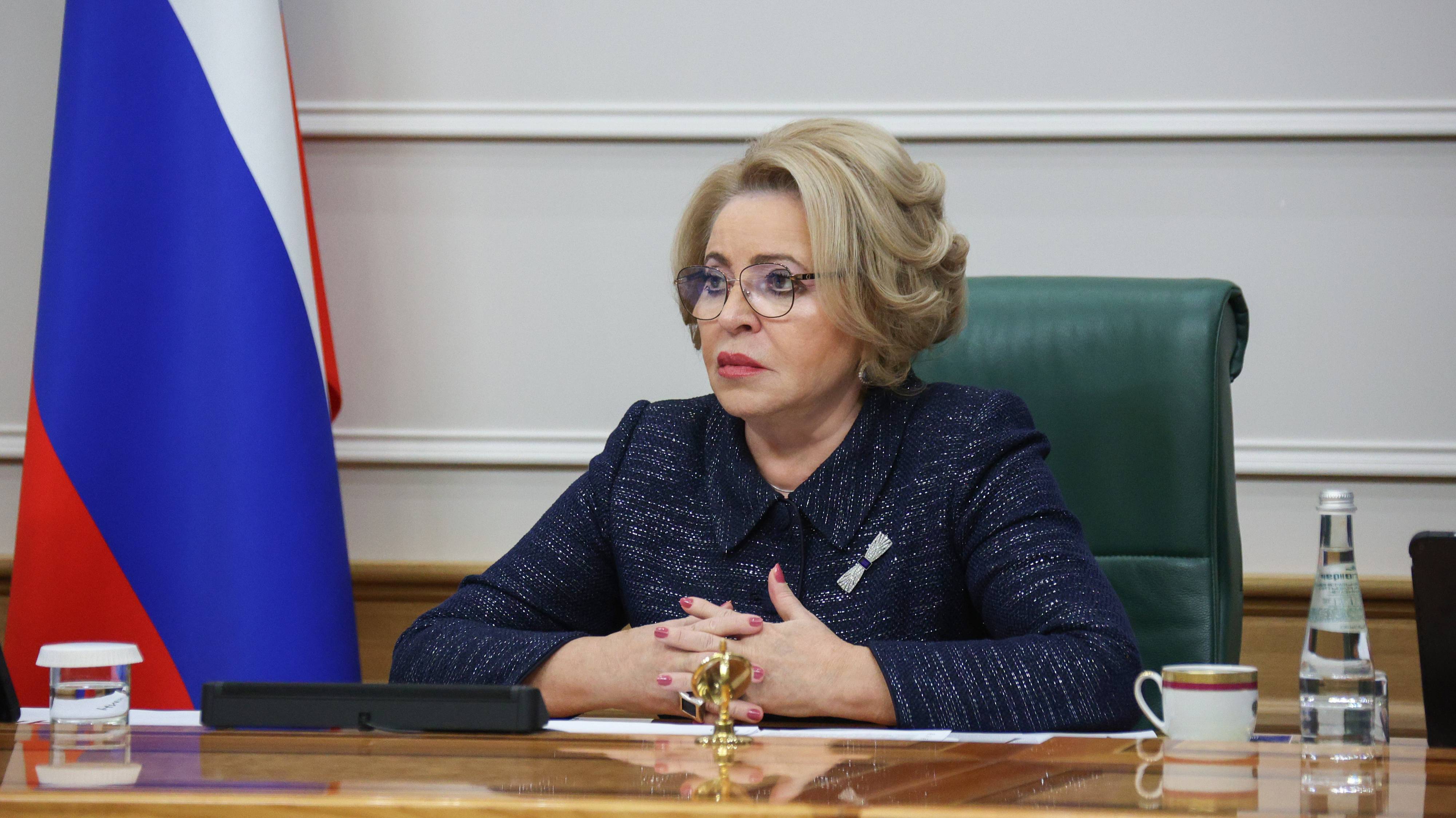 Выступление Валентины Матвиенко на заседании оргкомитета XI НМЭК