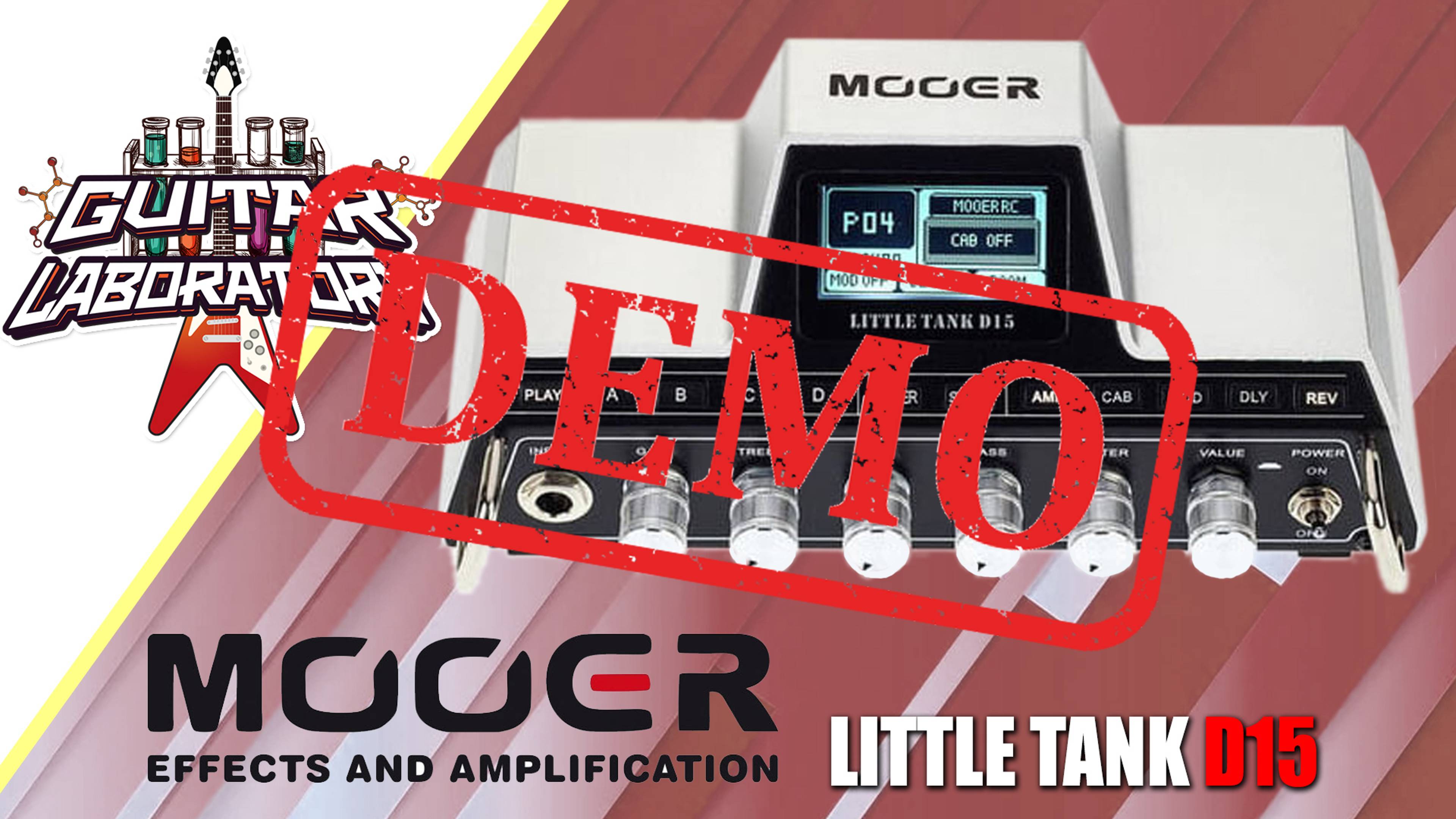 Гитарный усилитель MOOER Little Tank D15 - демонстрация звучания