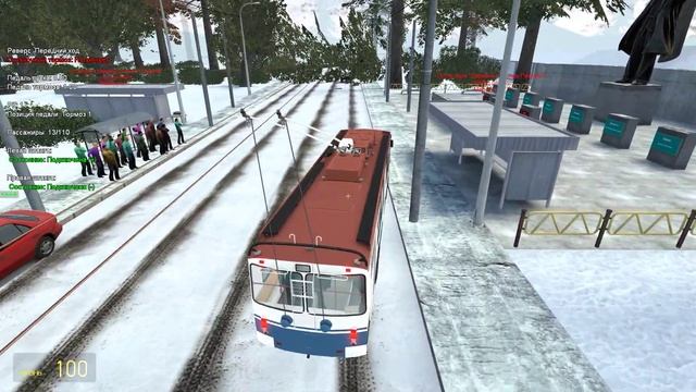 Троллейбусы на карте Черноземск 2! Бомбанул! garry's mod