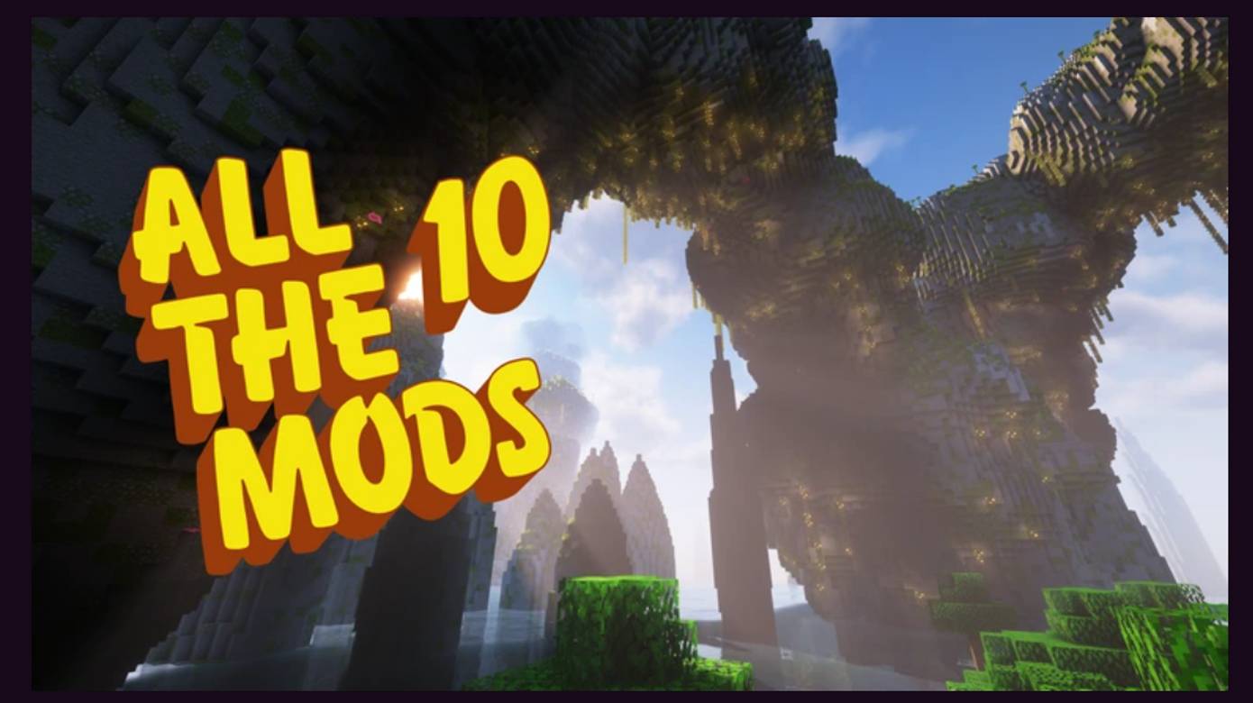 Пожалуй лучшая сборка Minecraft All The Mods 10 новые моды 1.21.1