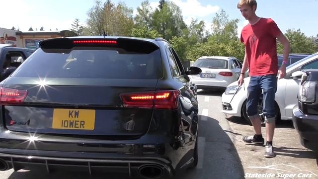 754-сильный Audi RS6 С БРУТАЛЬНЫМ СНИЖЕНИЕМ ОБОРОТОВ!