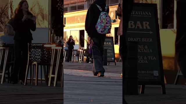 закат на Brighton Beach