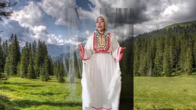 Хасанова Ляйля наизусть читает эпос Урал Батыр