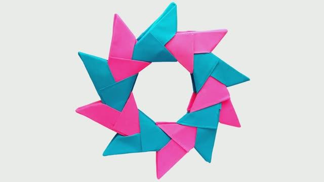 Как сделать Сюрикен из бумаги