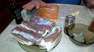 Как Солить Сало (Сухой Посол)/Грудинка(Подчеревок) в Оригинальной Заправке/Домашнее Сало/ SUB (0+)
