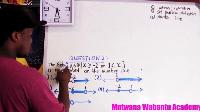 Sets, Number Line, Intersection, Union, Venn Diagram, Inequalities, Empty Set MAT1510 question 1,2
