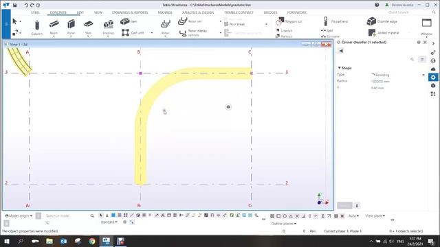 How to Add Rebar to Curve Beam using Rebar Set？