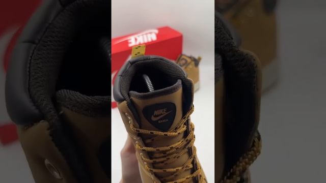 Nike Manoa Leather (без меха) жёлтые