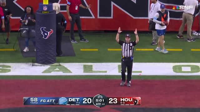 Jake Bates delivers the third longest FG in Lions history - and the tie - on SNF