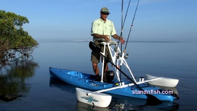 Stand N Fish Stand and Fish  Intro. Kayak Pontoon System intro HD final version - Sam Root (720p, h2