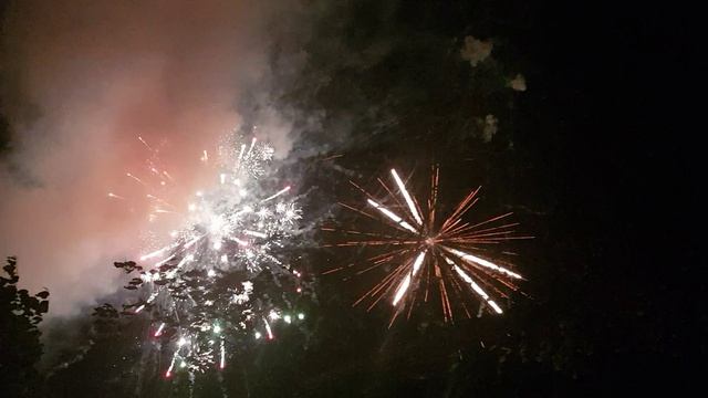 И настоящий салют! Это что-то невероятное, когда он над головой!! Видео канала "Мой Петербург".