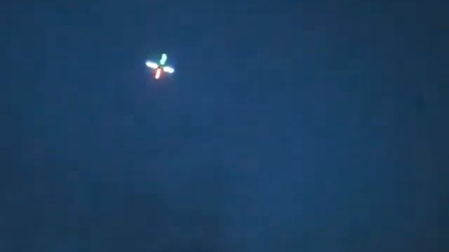 Mikrokopter (UFO) Второй ночной полет