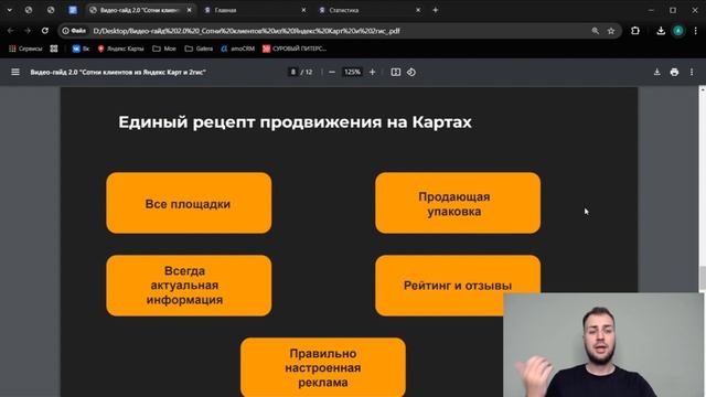 Сотни клиентов с Яндекс Карт - ВидеоГайд 2.0.