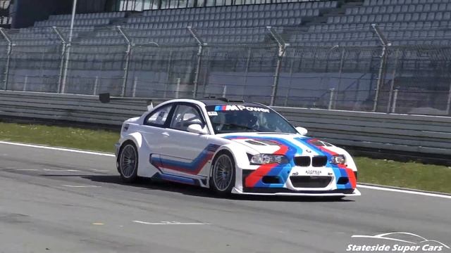 400-сильный BMW M3 "GTR" на Нюрбургринге - БЕЗУМНЫЕ ЗВУКИ!