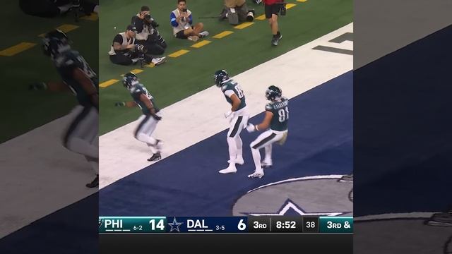 Johnny Wilson catches for a 5-yard Touchdown vs. Dallas Cowboys