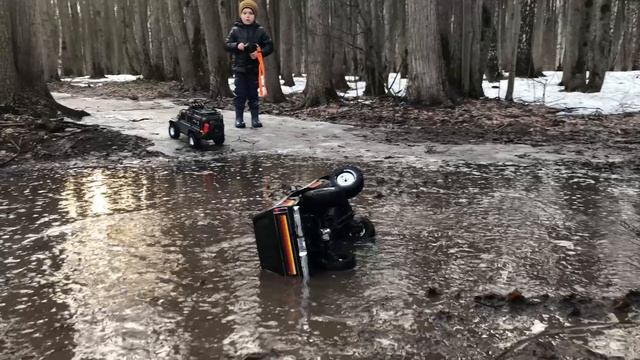 Traxxas Trx-4 водные заезды