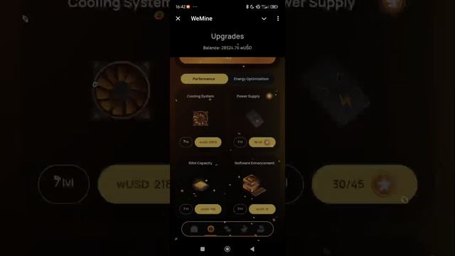 We Mine влетаем в Leadership Satoshi Miner. Не забываем оставлять 20-30к на прокачку навыков #wemine