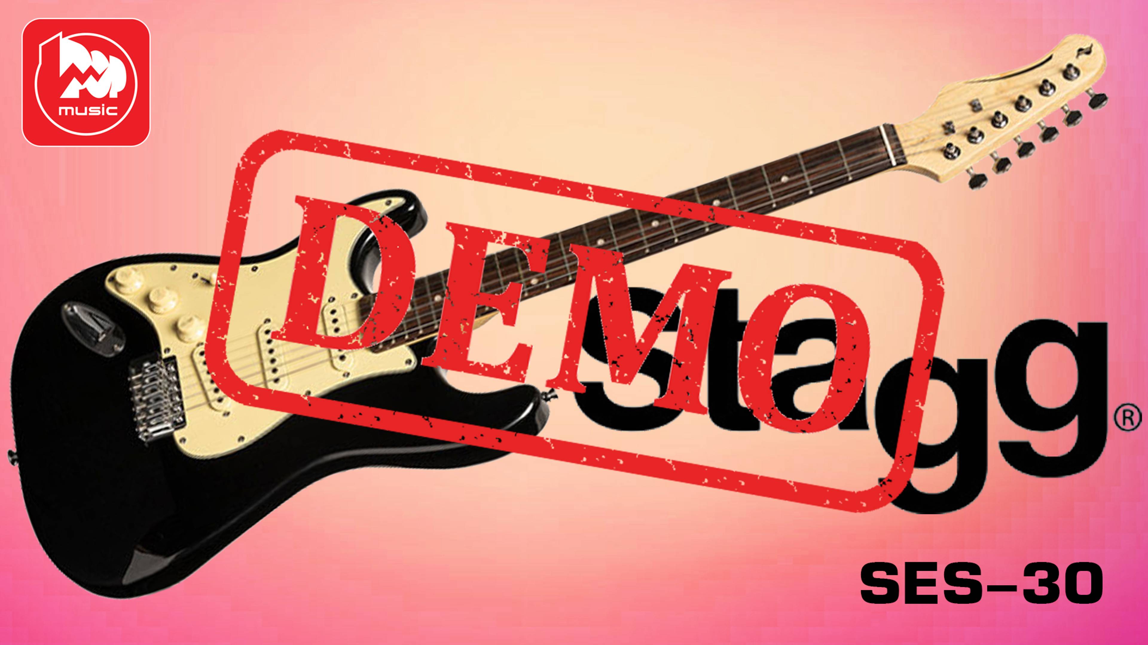 Электрогитара STAGG SES-30 - демонстрация звучания