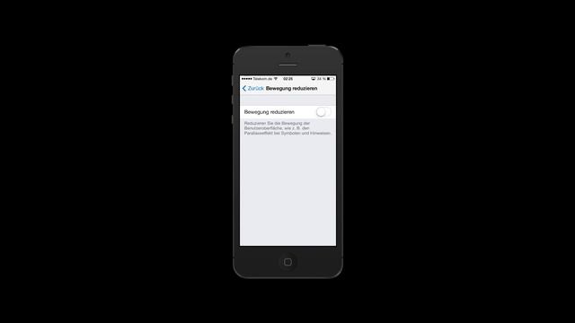 iOS 8 Parallax 3D Effekt deaktivieren [deutsch/german]