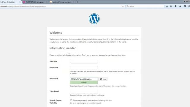 How to install wordpress theme in wamp server