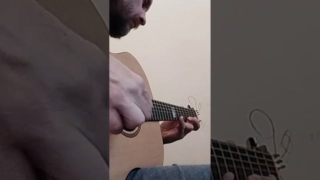 Фрагмент пьесы для гитары - Guitar piece fragment