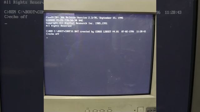Computador Antigo Siemens Nixdorf PCD4H - anos 90 - 486