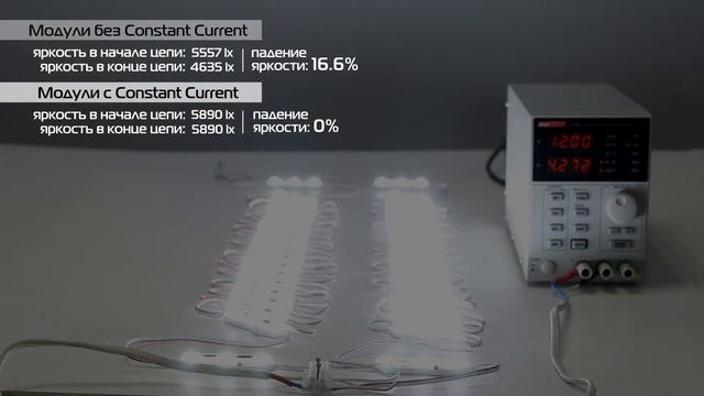 Преимущества модулей с системой Constant Current