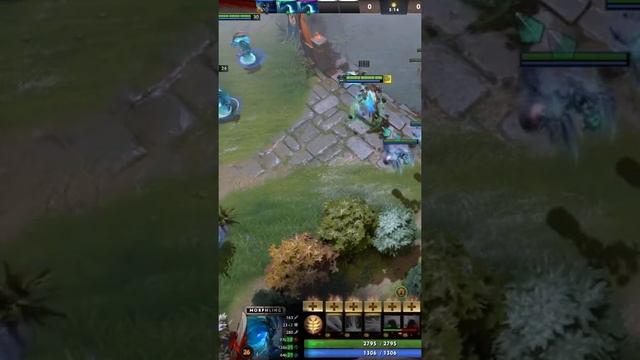 НОВЫЙ БАГ ЗА МОРФА С АГАНИМОМ В DOTA 2 ПАТЧ 7.29d - ФИШКИ ДОТА 2 #shorts
