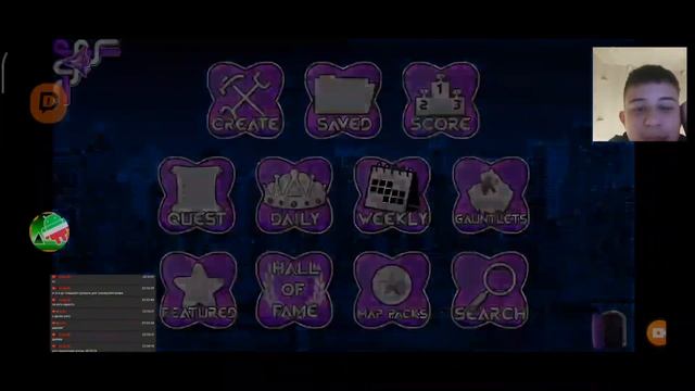 СТРИМ С ВЕБКОЙ ПО Geometry Dash! (req - подписка). ПУТЬ К 100 ПОДПИСЧИКОВ