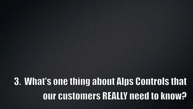 5 PM/5 Questions with Jim Kalafatis of alpscontrols.com
