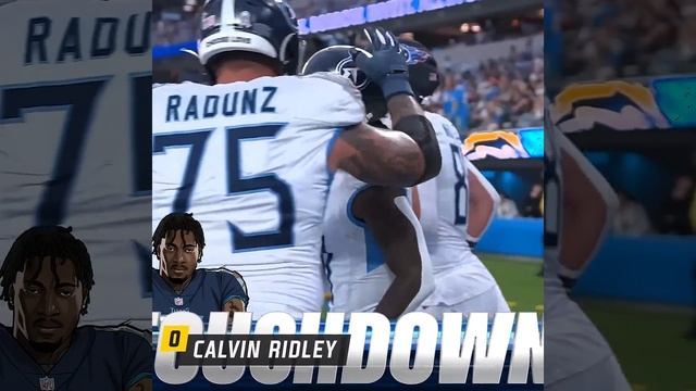 Calvin Ridley catches for a 15-yard Touchdown vs. Los Angeles Chargers