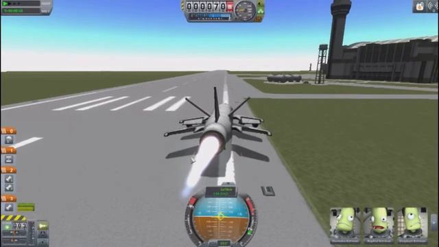 Отчаянные попытки в KSP #2 Поднять в воздех, и приземлиться.