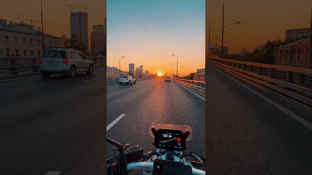 BMW R1250R в закат 🌇