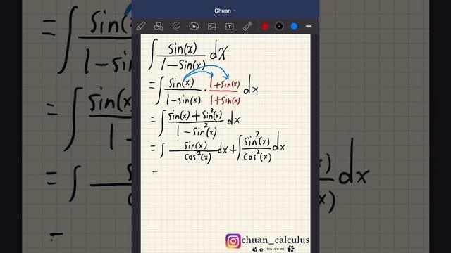 🔥Seems difficult, but actually a brilliant integral problem! #calculus #integration #math