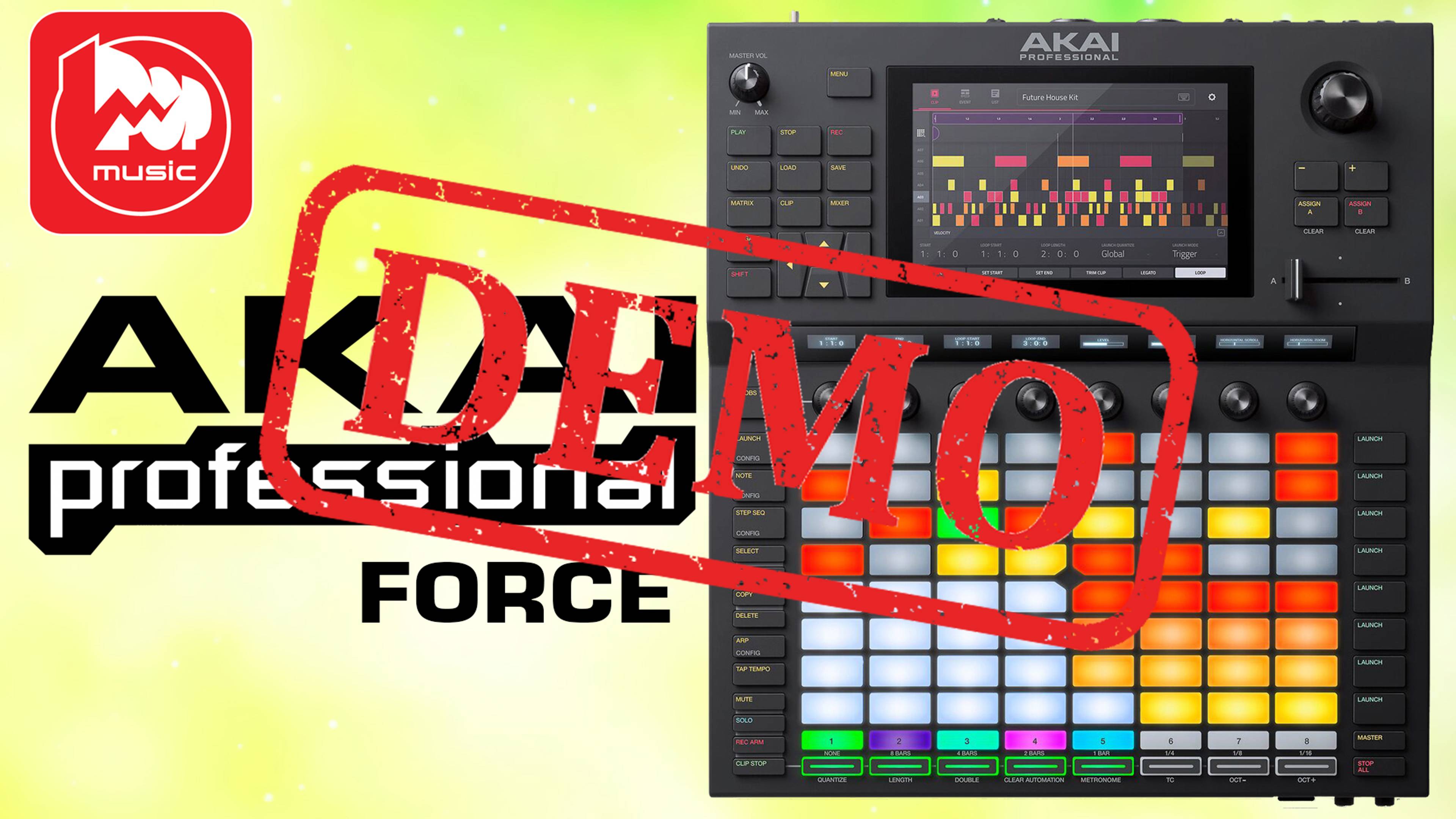 USB MIDI-контроллер AKAI PRO FORCE - демонстрация звучания