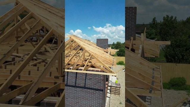 Собираем стропила кровли дома