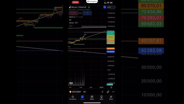ТЕХ АНАЛИЗ #BTC ЗА 1 МИН 11.11.2024 #инвестиции #btc2024 #биткоин2024 #акции #btcпрогноз #bitcoin