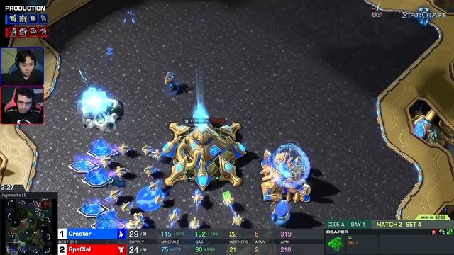 СХВАТКА ЗА ВЫЖИВАНИЕ в Корее | GSL 2021 Season 2 CodeA: Creator vs SpeCial - Корейский StarCraft II