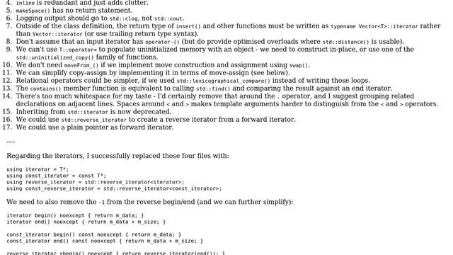 C++11 Vector with move semantics (2 Solutions!!)