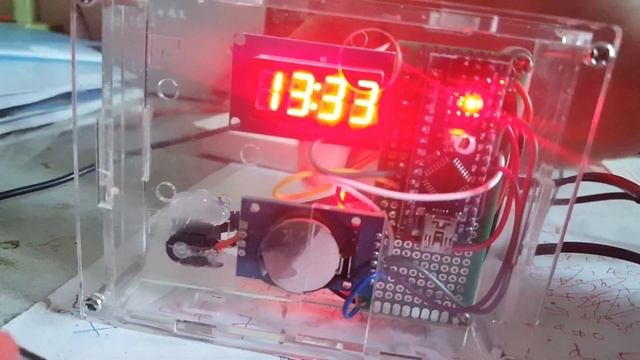 Arduino ds3231 tm1637Nanolcr-t4 case Rtc