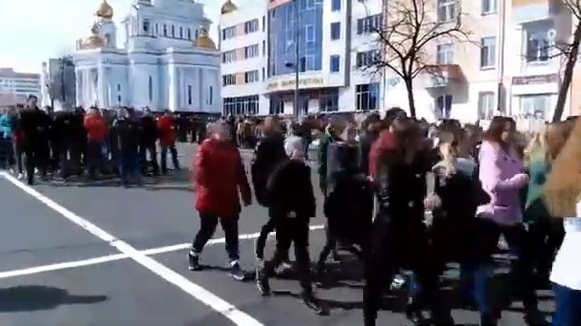 Первая репетиция Парада Победы в Саранске