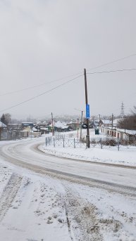 Зима близко. Погода. Метель в моем городе.