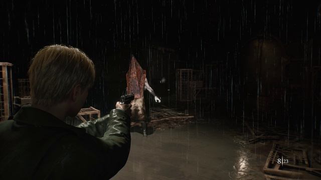 Первый бой с пирамидоголовым Silent Hill 2 Remake