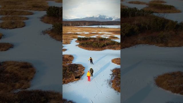 БАКЛУШИ оз. Синичкино Камчатка. Коньки.